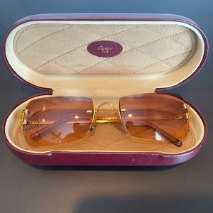 Vintage Rimless Cartier Sunglasses